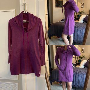 Columbia Purple Long Sleeve Dress with Pockets